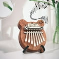 thumbnail image 6 of saidjrlf 8 Key Kalimba Exquisite Finger Thumb Piano Marimba Musical Good Accessory Christmas Gift, Portable Mini Size Finger Piano, Gift for Toddler Kid Child Valentines Adult Beginners, 6 of 7