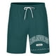 thumbnail image 4 of Pantalones cortos casuales con estampado de letras estilo urbano para hombre, ligeramente elásticos, de poliéster, 4 of 4