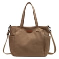 thumbnail image 1 of Bolso De Mujer Bolso de viaje de lona Bolso informal para axilas Correa ajustable Simple para deportes al aire libre, 1 of 8