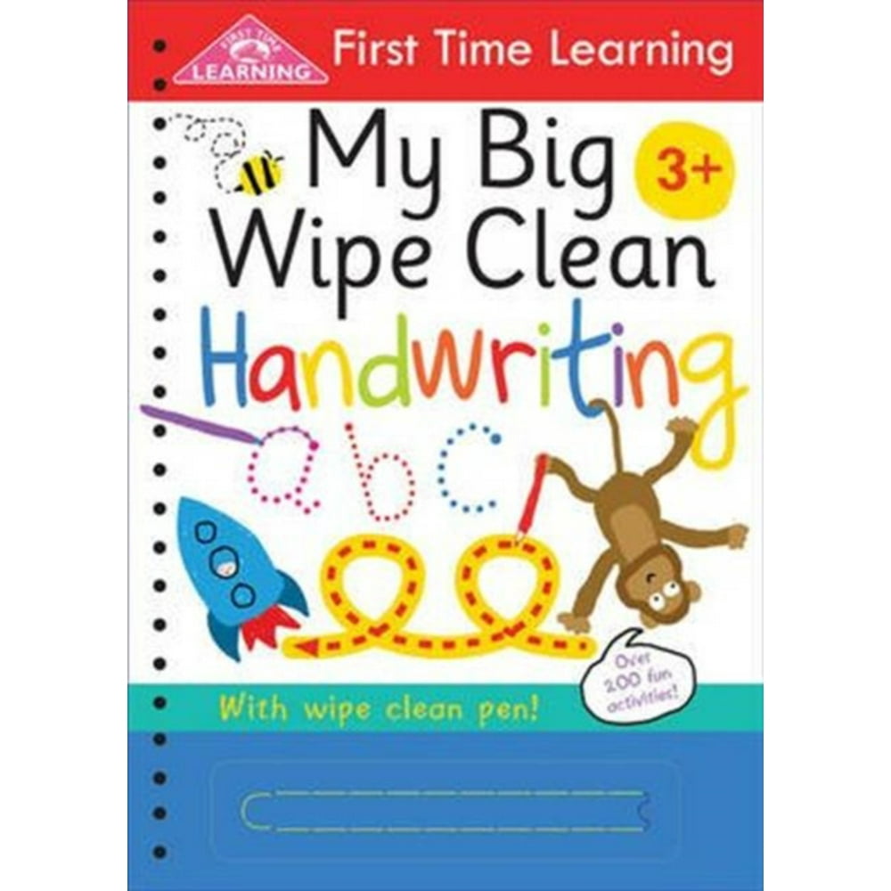 MY BIG WIPE CLEAN HANDWRITING BOOK & PEN