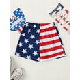 thumbnail image 3 of Bagilaanoe 4th of July Toddler Baby Boys Swim Trunks Stripe Stars Print Elastic Waist Swim Shorts 6M 12M 18M 24M 3T 4T Kids Bathing Suit Swimsuit Swimwear, 3 of 7