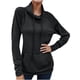 thumbnail image 1 of Sudadera de cuello alto de manga larga de moda informal suelta de color sólido para mujer Tops Fridja  ghj987+4783, 1 of 8