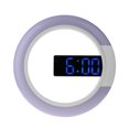 thumbnail image 4 of Reloj De Pared Hueco Digital Con Control Remoto, Reloj De Pared Con Superficie De Espejo Led Creativo Para Sala De Estar Interior Serendint HA017747-00, 4 of 7