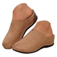 thumbnail image 3 of YLYL Women Wedge Clogs Closed Toe Arch Support Comfortable Casual Slip on Backless Mules Shoes, 3 of 8