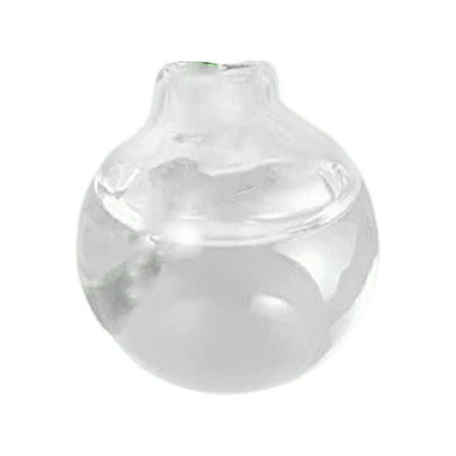 JIEMUCES Mini Glass Vase Refrigerator Decor Home Office Kitchen Locker Fridge 3D Miniature Flower Vase Decoration Ornament