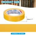 thumbnail image 2 of 1"x0.007" Bookbinding Tape, 22 Yard Cloth Bookbinding Repair Tape Book Binding Tape Self Adhesive for Repairing Old Books, Yellow, 2 of 5