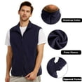 thumbnail image 6 of Men's Full-Zip Polar Fleece Vest, Navy XL, 1 Count, 1 Pack, 6 of 7