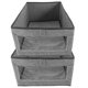 thumbnail image 1 of Fabric Storage Bins for Storage Closet Organizer 2Pcs with Clear Window, 1 of 4