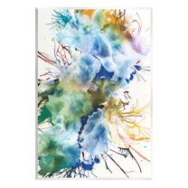 Stupell Industries Chaotic Abstract Rainbow Shapes Graphic Art Unframed Art Print Wall Art, Design by Jodi Fuchs