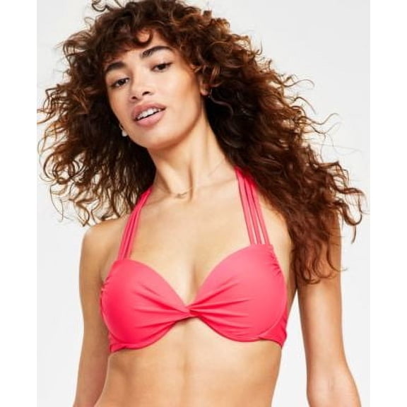 Salt Cove Juniors' Strappy Underwire Push-Up Bikini Top Swimwear Size XS