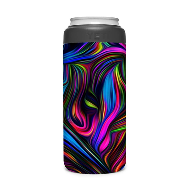 IT'S A SKIN Wrap Compatible with Yeti (R) Rambler 12 OZ Colster Slim Can  Insulator - Decal Vinyl Only - Stylize Your Can Cooler for your Thin Can  Beverages - Cow Prints 