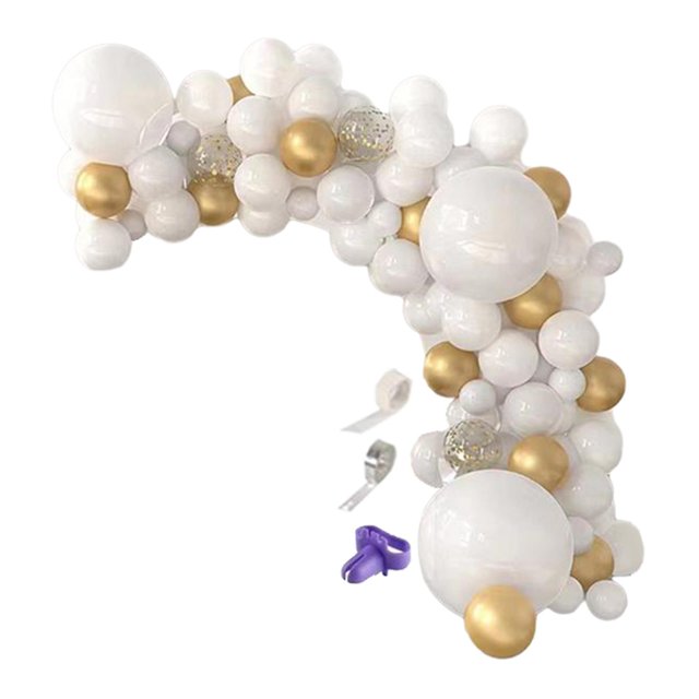 Juego de manualidades con globos, decoración para niñas, globos de látex, decoraciones para fiestas, cumpleaños, jardín, propuesta de boda 108 piezas.