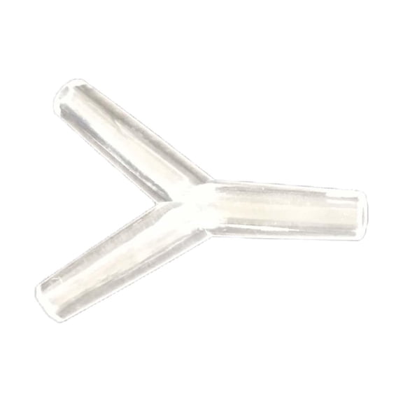 Tooyful Y Shaped Aquarium Air Pump Connector/ Hose Splitter/ Transparent for Fish Tank Pump/ Air Line Fitting Aquarium Air Tubing Splitter