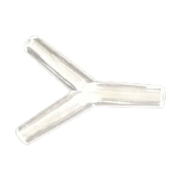 Conector de bomba de aire de acuario en forma de Y/divisor de manguera/transparente para bomba de pecera/conexión de línea de aire divisor de tubo de Yuyangstore Conector de tubo de aire