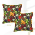 thumbnail image 3 of Bingfone Decorative Pillow Covers 16"X16" Begetable Couch Pillow Cases Modern Farmhouse Covers For Couch Sofa Bed, 3 of 9