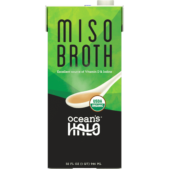 Oceans Halo Organic and Vegan Miso Broth, 2 Pack, 32 oz. per Unit