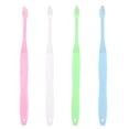 thumbnail image 1 of 4Pcs Brosses à Dents à une Extrémité Brosses à Dents de Forme Concave (Couleur Assortie), 1 of 7
