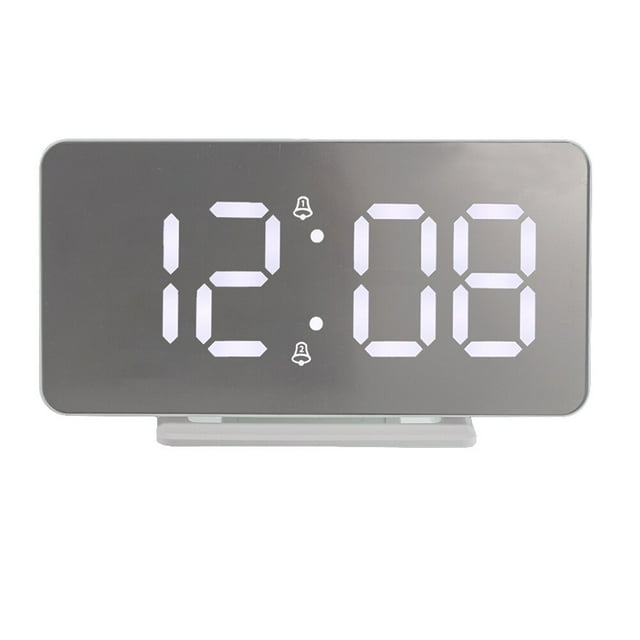 MasteelfCA Creative Digital Alarm Clock Temperature LED Number Time Clock Home Decoration
