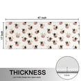 thumbnail image 5 of Kitchen Rugs Sets Of 2,White Cow Face Pattern Anti Fatigue Kitchen Mat Rugs Non Slip Washable,Decorative Kitchen Floor Mats for Kitchen,Sink,Laundry,17"X47", 5 of 5