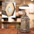 thumbnail image 4 of Brass Effect Moroccan Style Metal Lanterns Small Medium Large Hanging Decor, 4 of 9