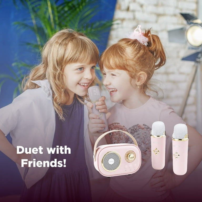 Aiwa Retro Wireless Karaoke Speaker with Microphones photo 2