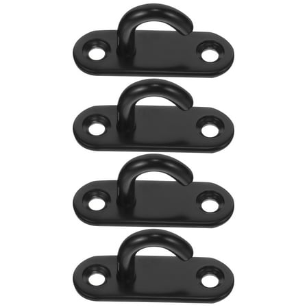 Sandbag Hook 4 Pcs Wall Mounted Heavy Duty Ceiling Eye Plate to Open Suspended Hooks 304 Stainless Steel