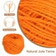 thumbnail image 3 of Uxcell Cuerda de Yute Natural de 50 Metros, Cuerda de Yute de 3 mm, Cuerda de Yute para Manualidades, Envoltura de Regalos, Decoración, Empaque, Jardinería, Soporte para Plantas, Naranja, 3 of 6