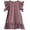 Purple, variant on REDARER Toddler Girls' Ruffle Dress, Summer Cotton Loose Fit Princess Dress, Flutter Sleeve Dress for Kids,12-24 Months