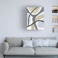 thumbnail image 3 of Canvas Wall Art - Line and Brush 'Blues N Shapes 1' Wall Art for Living Room, Bedroom, or Office Décor by Trademark Fine Art - 18 x 24 Inches, 3 of 4