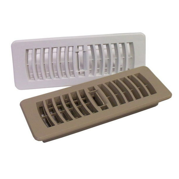 2PC DeflectO Plastic Floor Register 3x10 Taupe