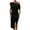 Black, variant on Jinhomg Velvet Dress for Women Elegant off The Shoulder Ruched Velvet Dresses Irregular formal Cocktail Dress Evening Party Midi Dresses Black XL