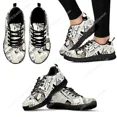 thumbnail image 1 of Gradient Mignon Couronne Imprimé Dents Espadrilles Mode Confortables Lacets Chaussures d'Infirmière Extérieur Rue Tendance Respirantes Chaussures Plates, 1 of 5