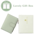 thumbnail image 7 of GAEKEAO Wallets for Women Small Vegan Leather RFID Blocking Bifold Zipper Pocket Wallet Card Case Purse with ID Window, 7 of 7