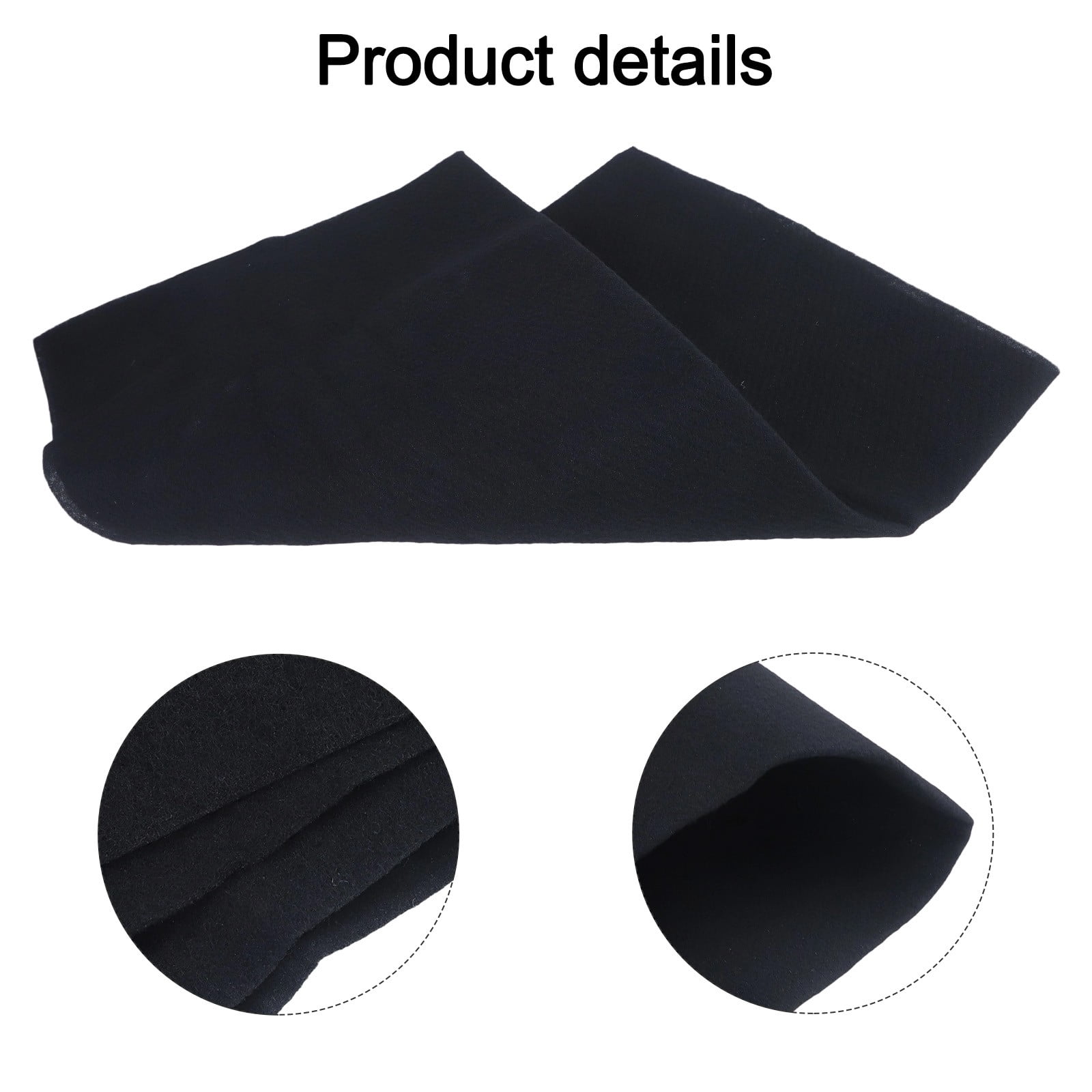 1M*1M*3mm Range Hood Activated Carbon Conditioning Filter Cotton