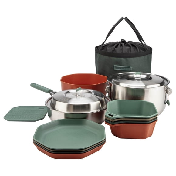 Set de cocina Gerber Gear Compleat, apto para lavavajillas, camping, 16 unidades