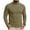Army Green, variant on Men's Pullover Tops Crew Neck Crochet Knit Long Sleeve Sweater Classic Fit Soft Warm Ribbed Clothes for Fall Winter