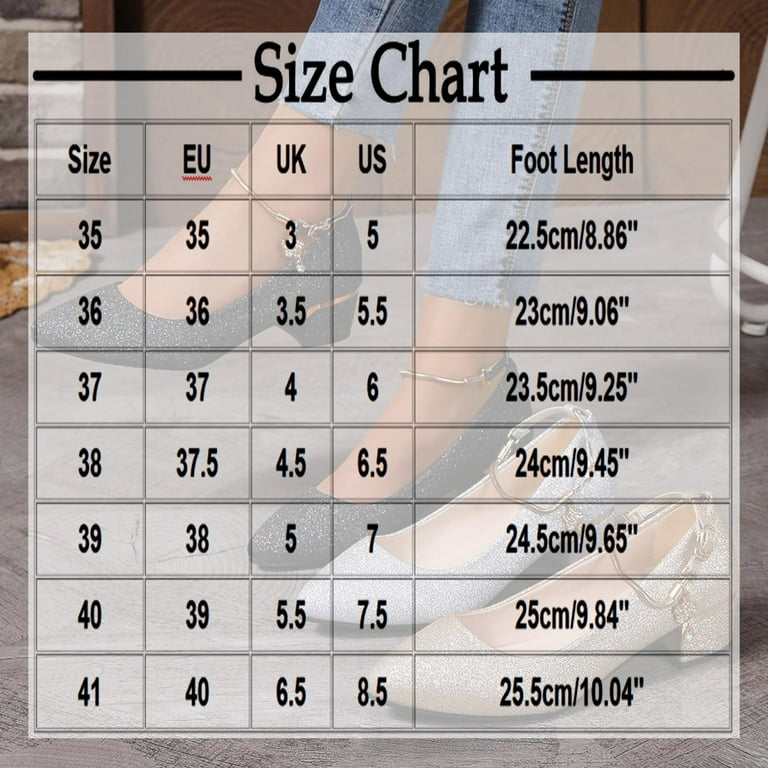 Quaouag Women's Dress Mary Jane Shoes Low Block Heels Closed