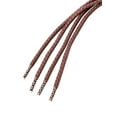 thumbnail image 4 of INSPIRE CHIC 2 Pairs Athletic Unisex Elastic Reflective Round Shoelaces for Sneakers Burgundy 160 cm/63", 4 of 5
