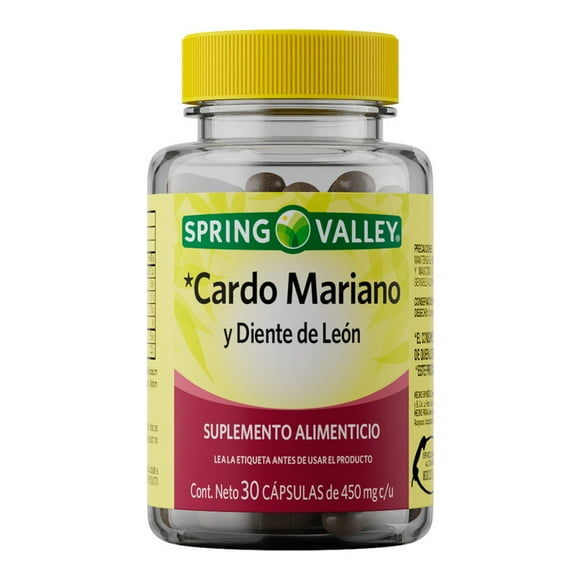 Cardo Mariano Spring Valley 450mg 30 capsulas