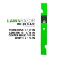 thumbnail image 2 of LawnRAZOR Blade for Toro Titan ZX5400 54 inch Deck 115-9650-03 High Lift 3 Pack 810-CBL2585D, 2 of 6