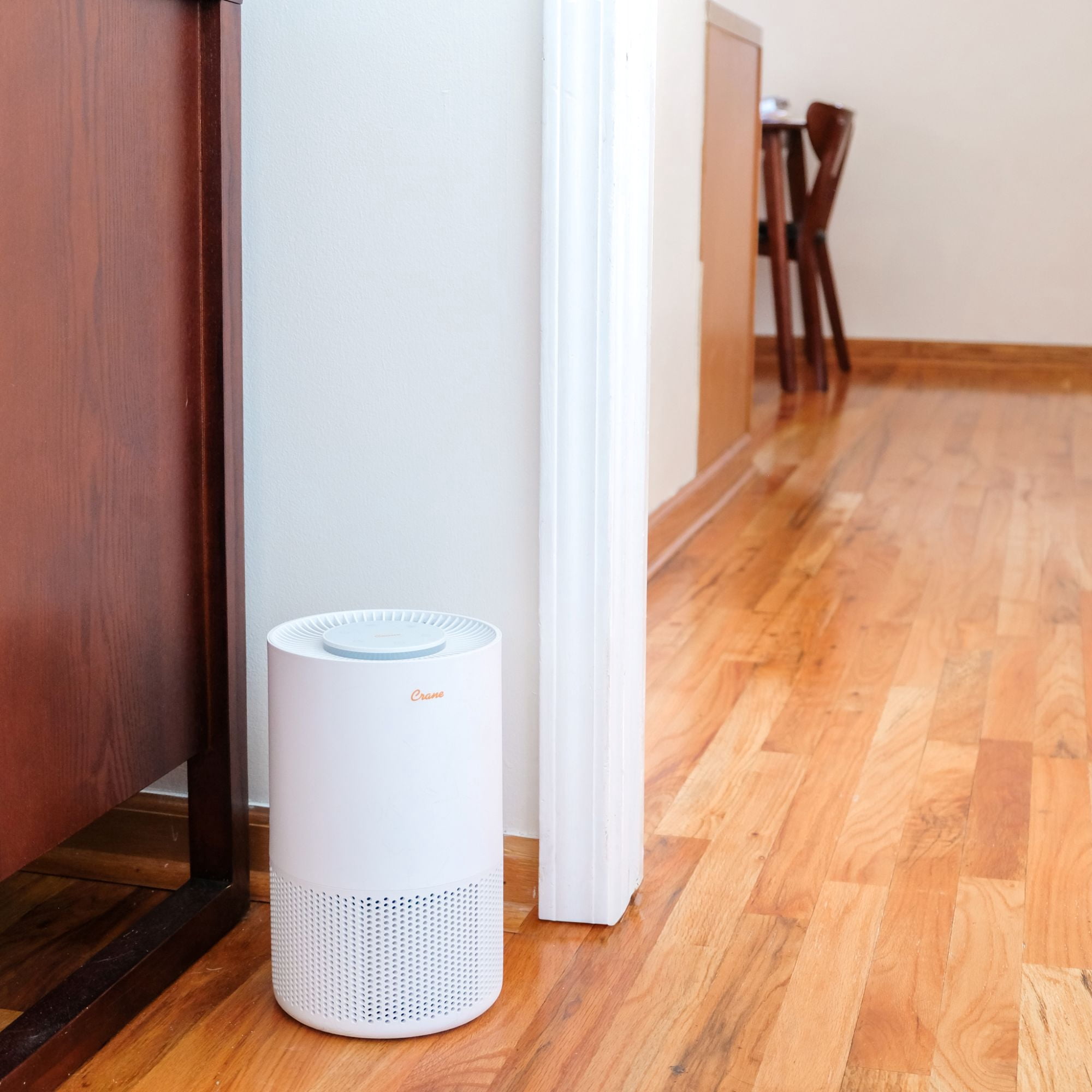 Crane True HEPA Air Purifiers for Home, Up To 250 Sq Ft, with Sleep Timer, Child Lock, Aroma Tray