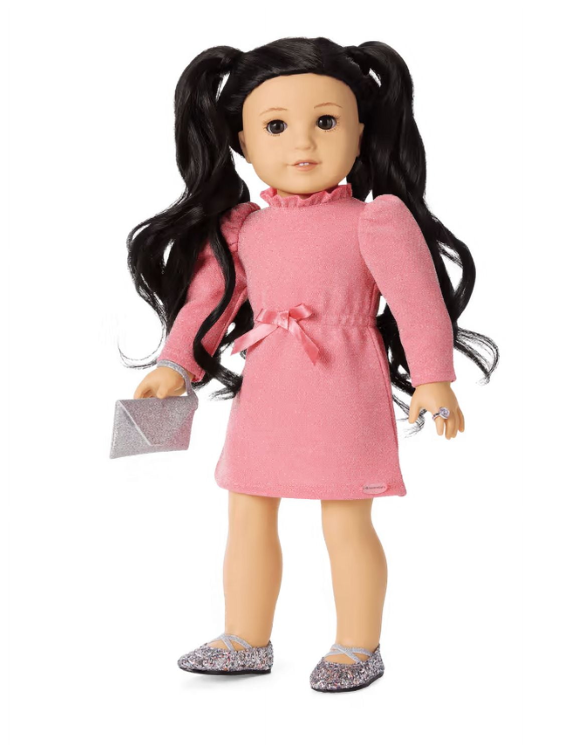American Girl X Something Navy Rosy Radiance Puff-Sleeve Dress for 18 inch Dolls