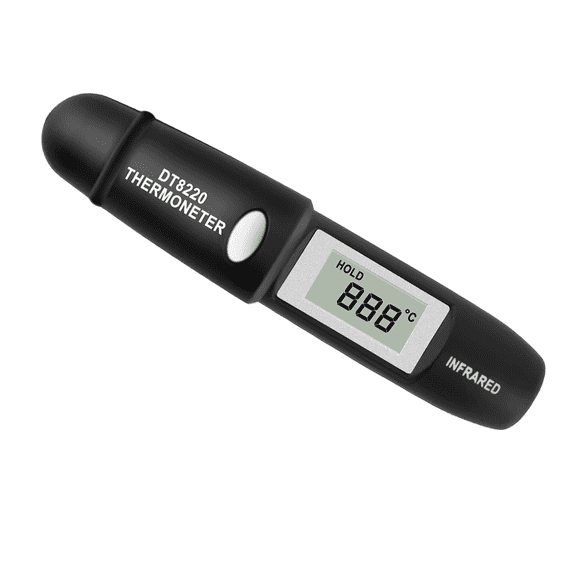 NICE-POWER Mini Infrared Thermometer Gun Digital Pen Thermal Non-contact Handheld Laser Pyrometer Hygrometer IR Temp Metre