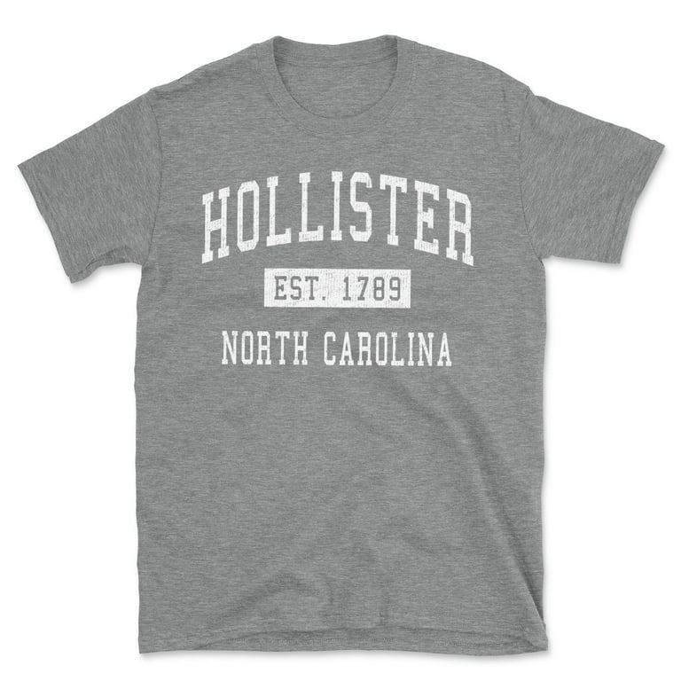 Hollister North Carolina Classic Established Men's Cotton T-Shirt