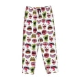 thumbnail image 4 of Xecao Halloween Mouth Women's Straight Lounge Pajama Pants: The Epitome of Relaxed Sleepwear, 4 of 9
