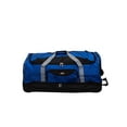 Rockland Luggage 40 Drop Bottom Rolling Duffel Bag, Navy