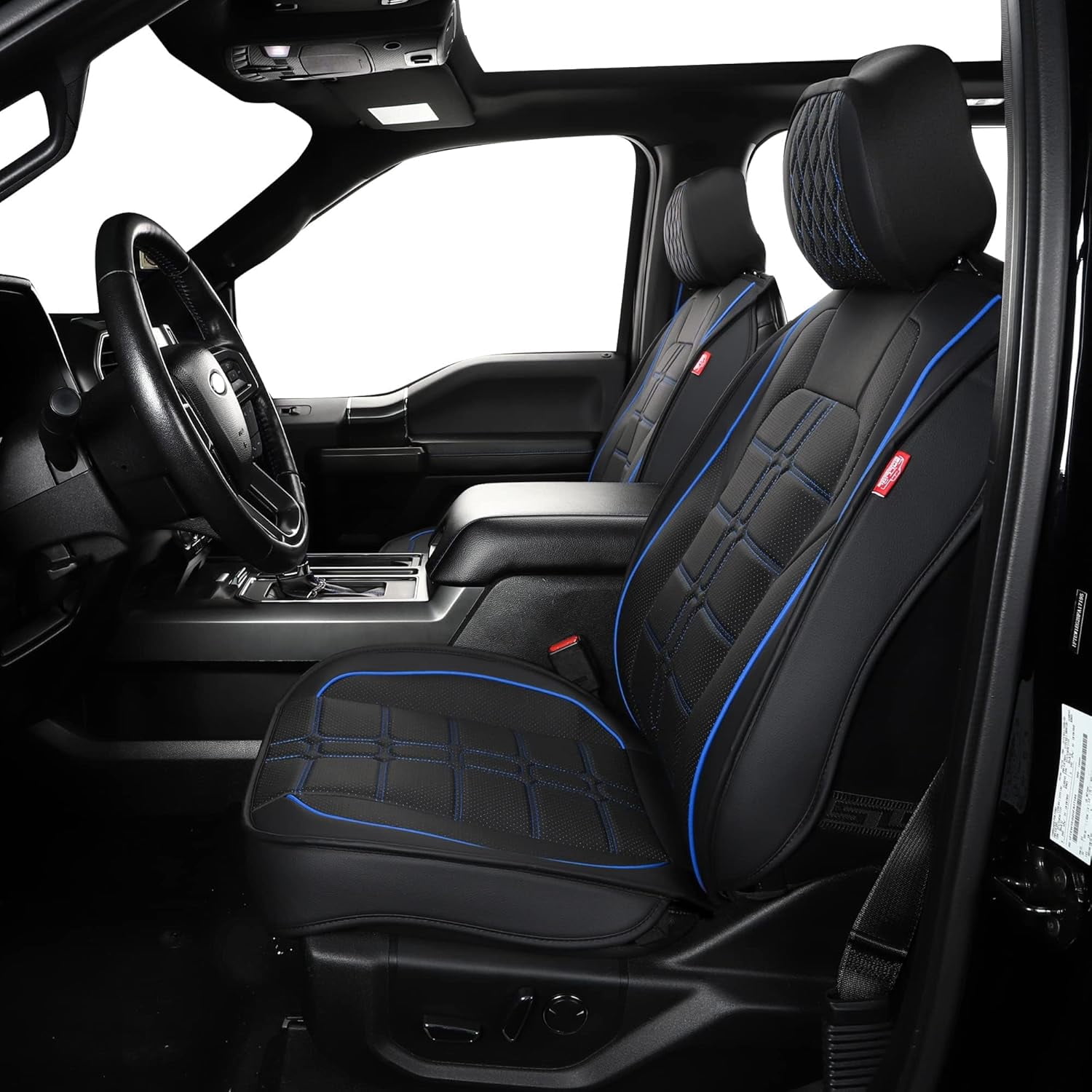 Pickup Seats Covers Compatible with Toyota Tacoma 2005-2023 Pro TRD Sport Trall Special Edition Faux Leather