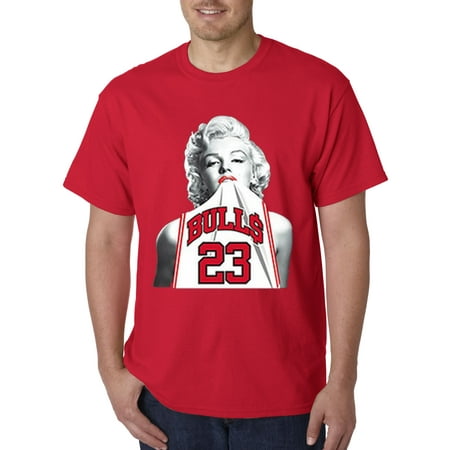 Lime Green Jersey - New Way 193 - Unisex T-Shirt Marilyn Monroe Bulls 23 Jordan Jersey