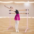 thumbnail image 3 of Laicejoy 4FT Portable Ballet Barre Freestanding Dance Bar Adjustable Height Kids Adults, 3 of 8