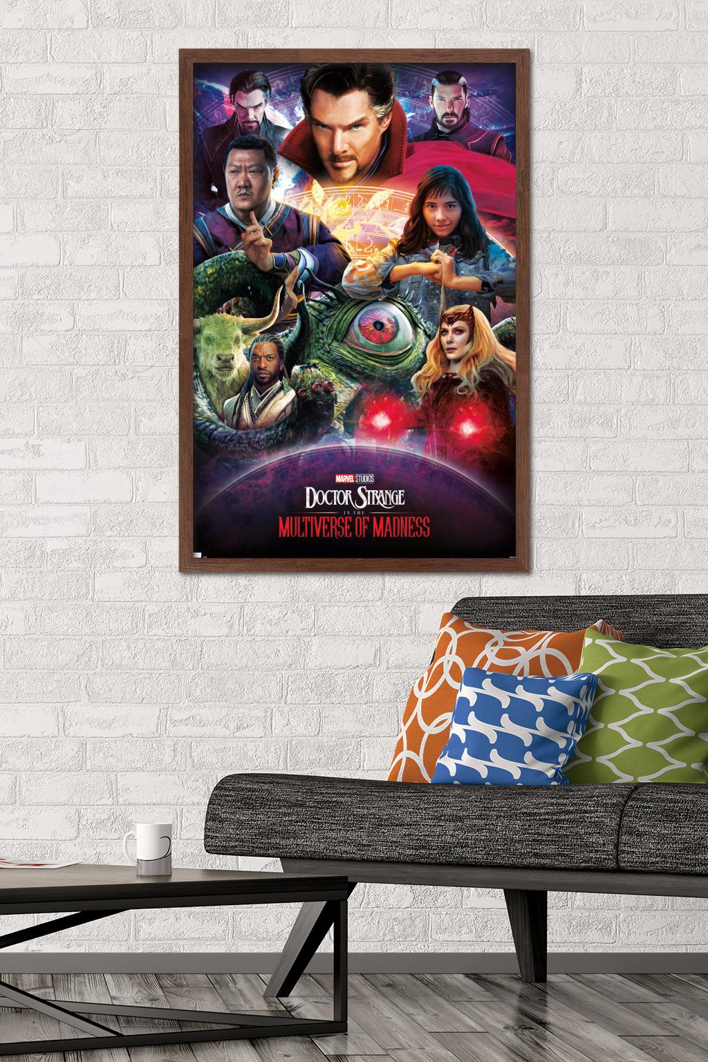 Marvel Doctor Strange in the Multiverse of Madness - Amazing Wall Poster, 22.375" x 34" Framed